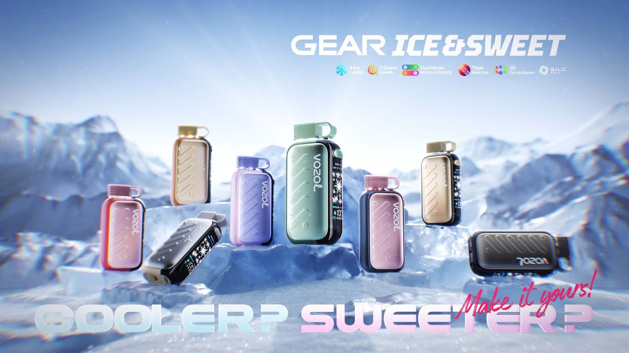 VOZOL Gear Ice & Sweet Review — Customizable Disposable Vape