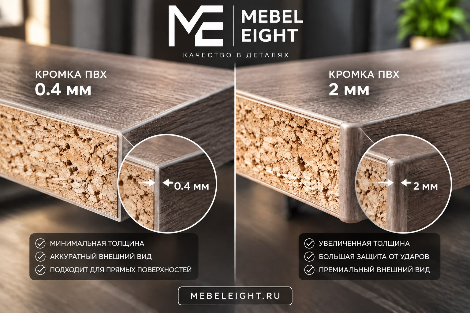 толщина кромки пвх mebel eight