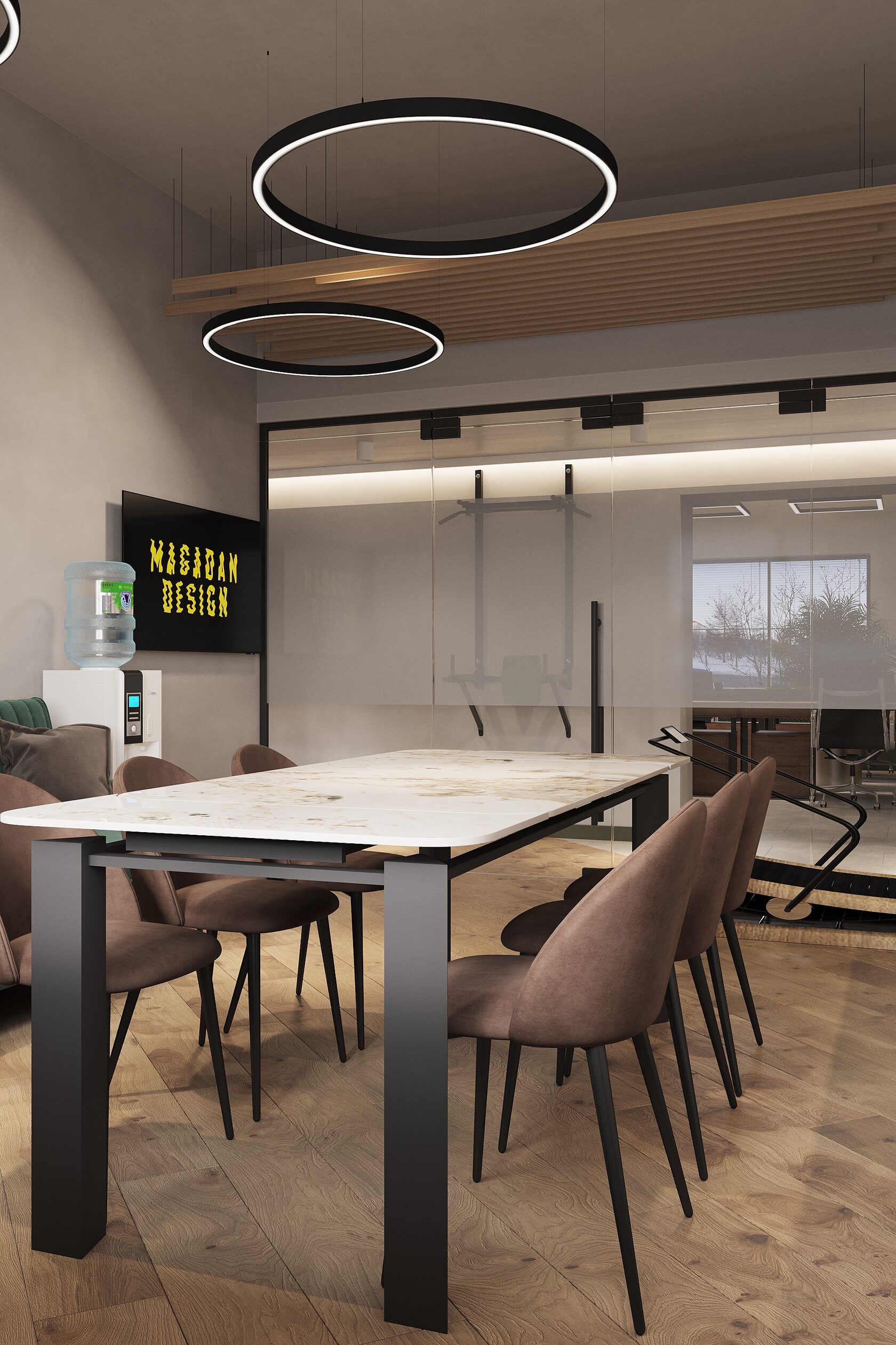 обеденная зона в офисе в Магадане 