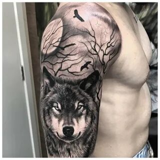 Техника нанесения татуировки оскал волка