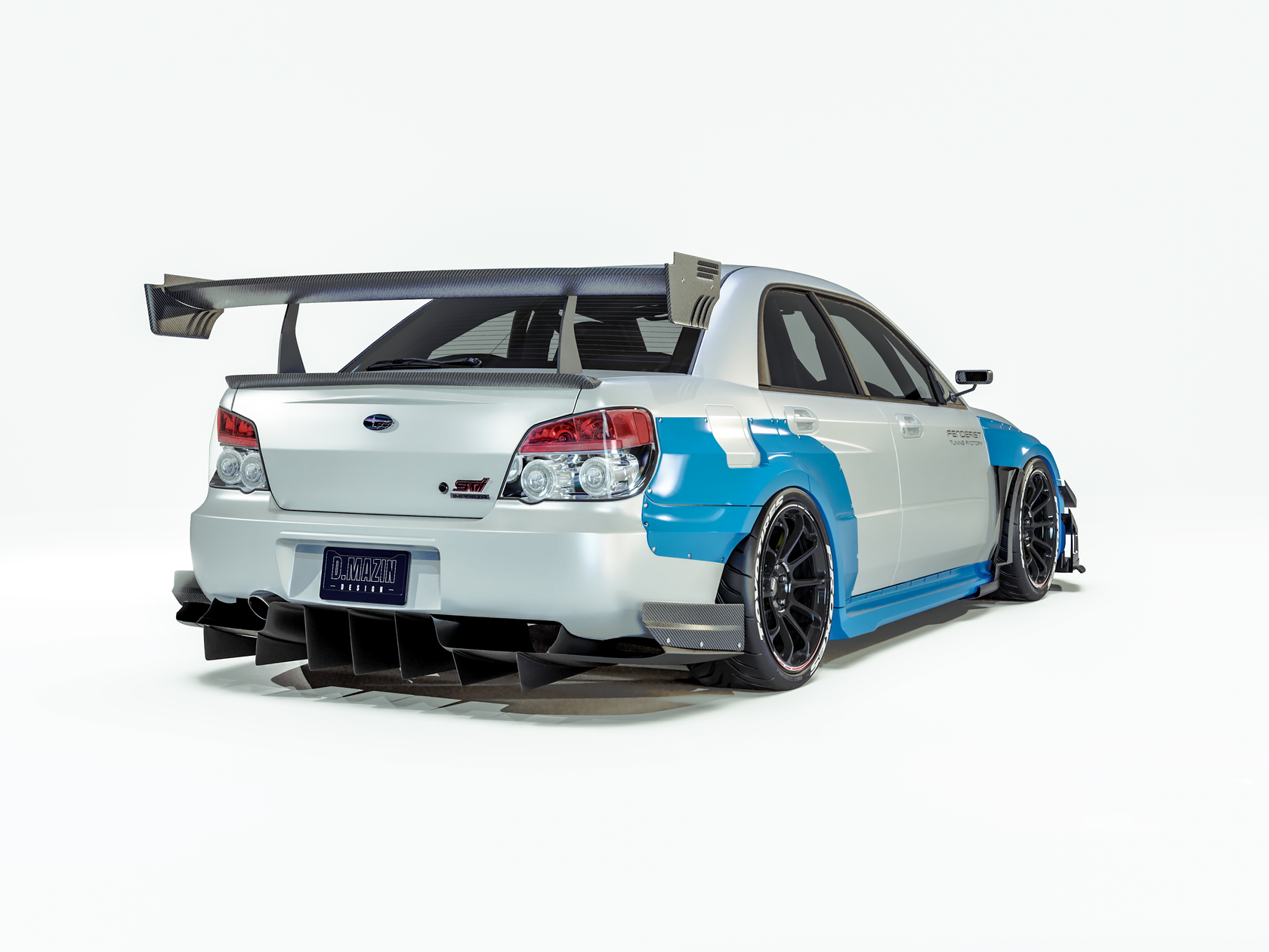 FENDERIST SPEC R Full Set ver 2.0 / WIDE BODY KIT SUBARU IMPREZA 