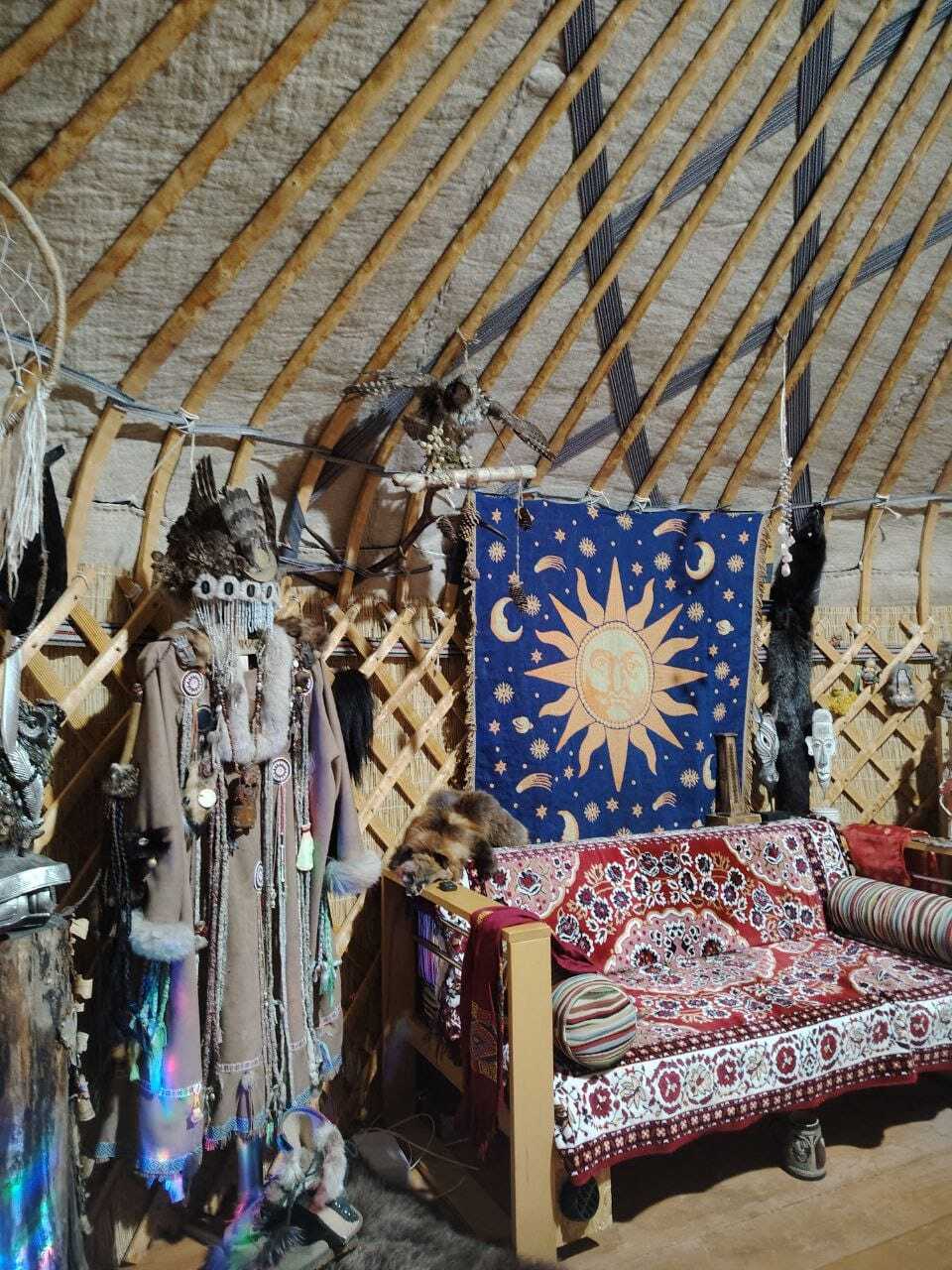 Юрта шамана внутреннее пространство