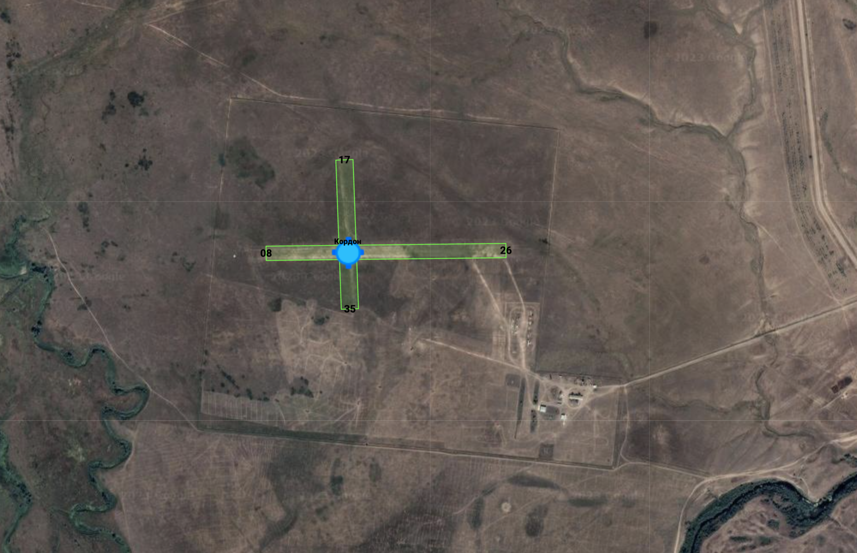 Уральск, Аэродром "Кордон", Характеристики.