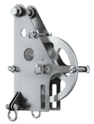 The upper pull-off roller