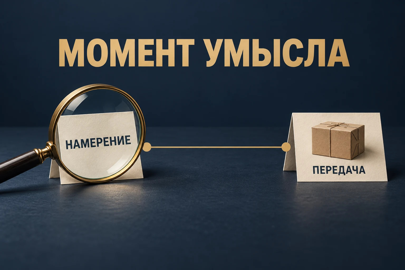Концептуальная схема времени: предполагаемое намерение изучают применительно к моменту передачи имущества