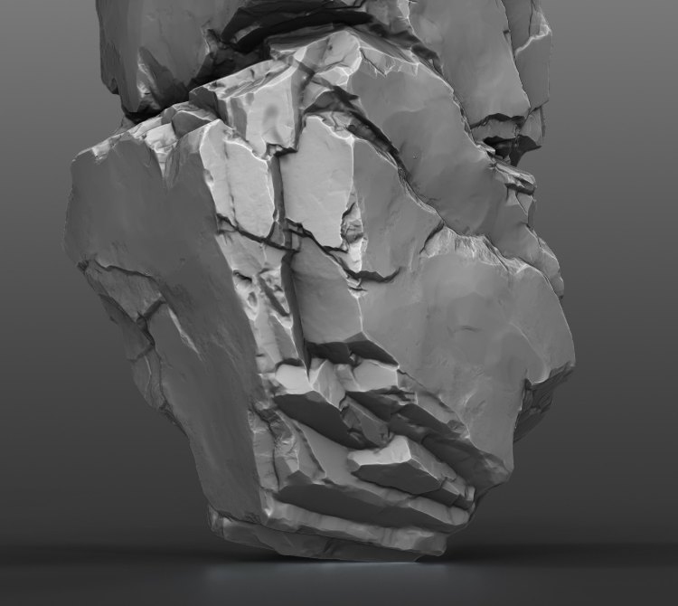 Character sculpt render