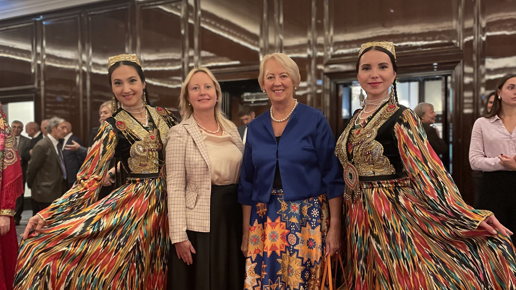 Представители Академии туризма и международных отношений на приёме в Посольстве Таджикистана