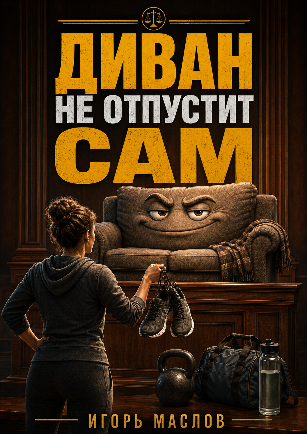 Обложка книги Диван не отпустит сам