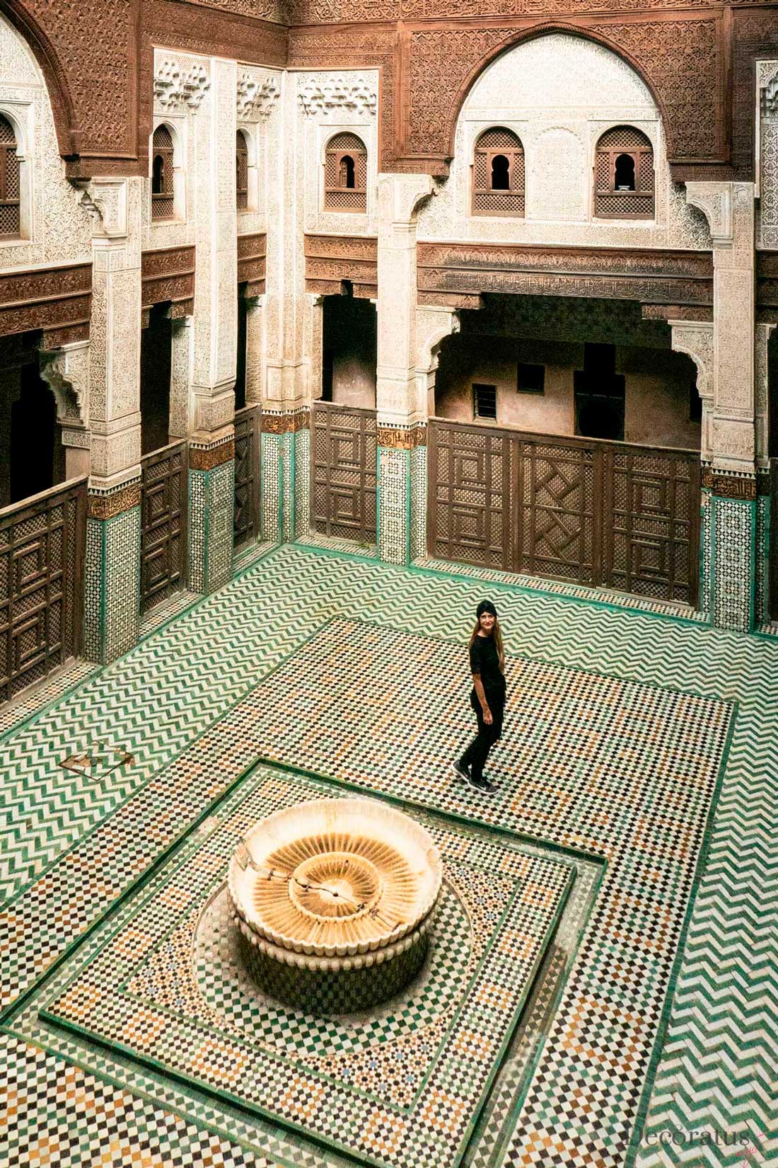 Медресе Бу Инанья (Боу Инания) в Мекнесе (Medersa Bou-Inania) в Марокко