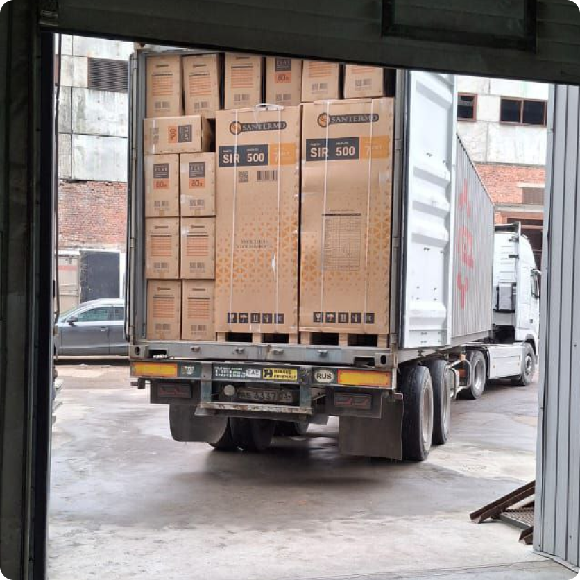 Доставка со склада водонагревателей