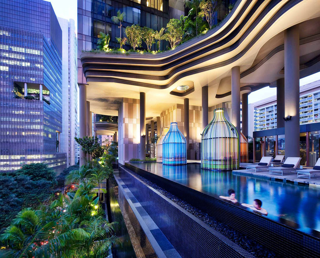 Отель лодка в сингапуре