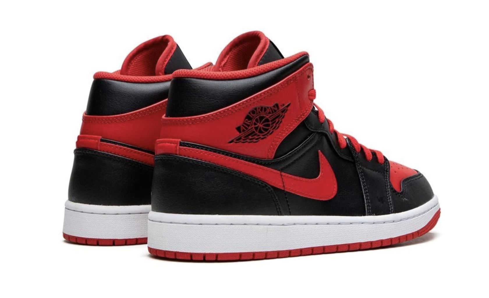 Кроссовки Nike Air Jordan 1 Mid 'Alternate Bred' оригинал купить