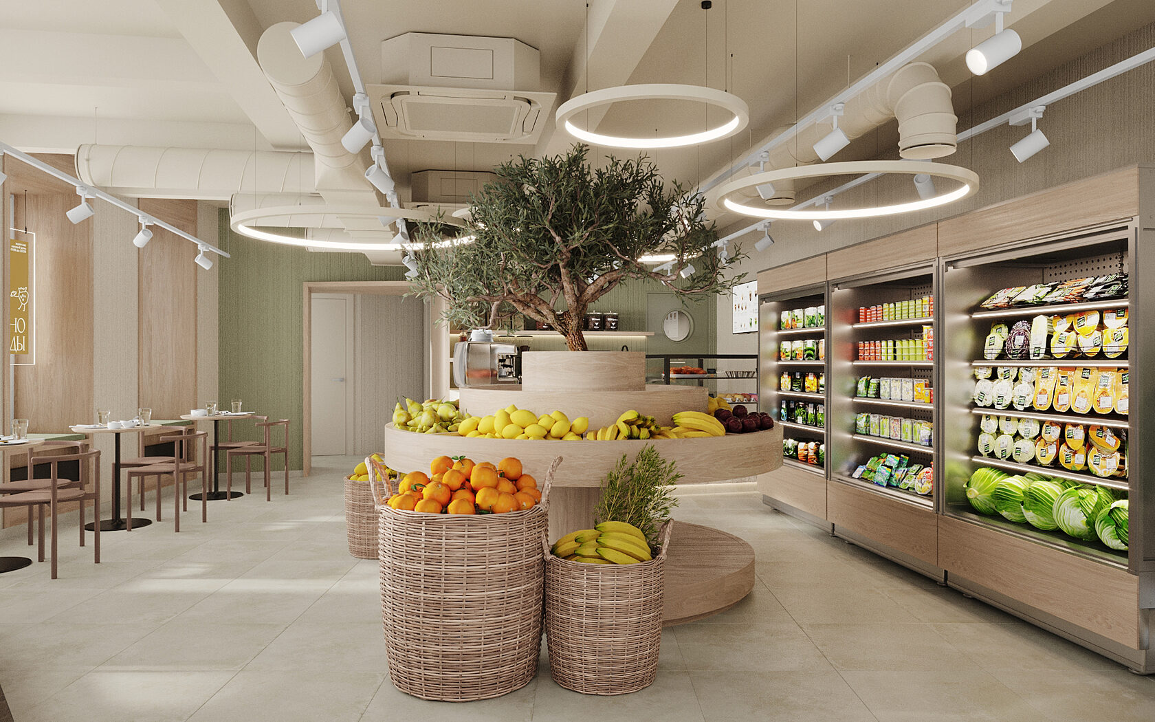 APXPLAN. Дизайн кафе-маркета «Вкусно и Ягоды»