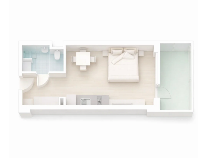 1 Bedroom Plan