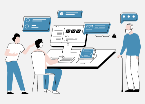 иллюстрация за работой