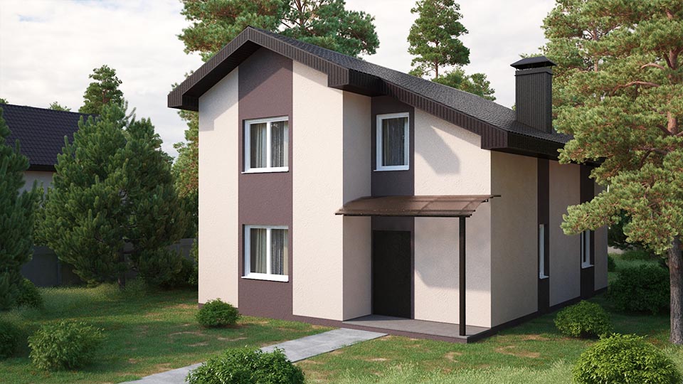 Дом на 138 м2 в коттеджном посёлке Рядом