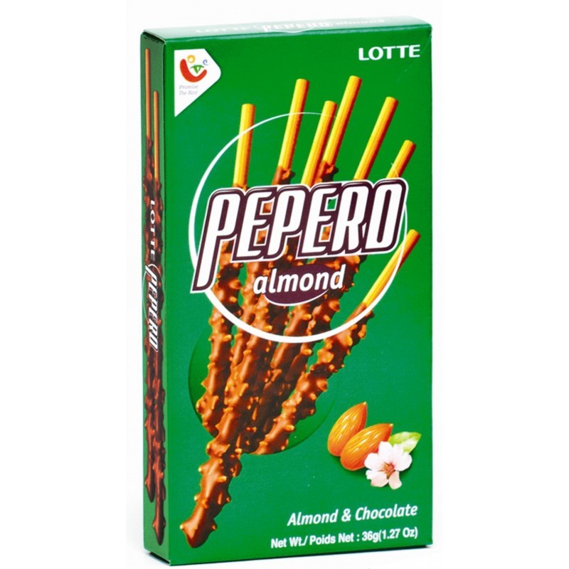 Палочки в шоколаде. Палочки Pepero Almond 36 гр. Соломка Lotte 