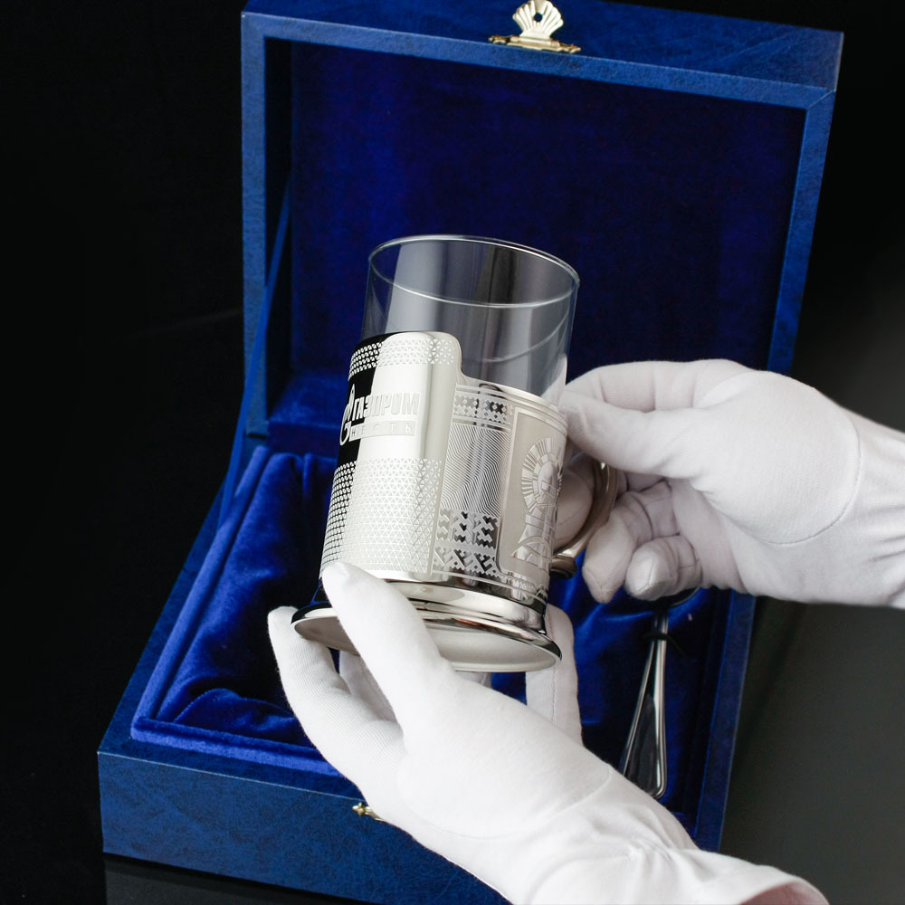 Корпоративные подстаканники Верность традициям - "Арт-Грани"