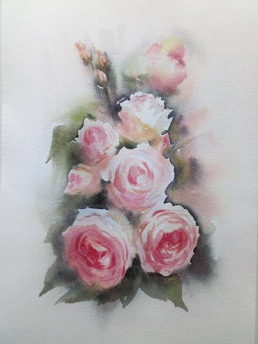 Мастер-класс «Розовый куст»