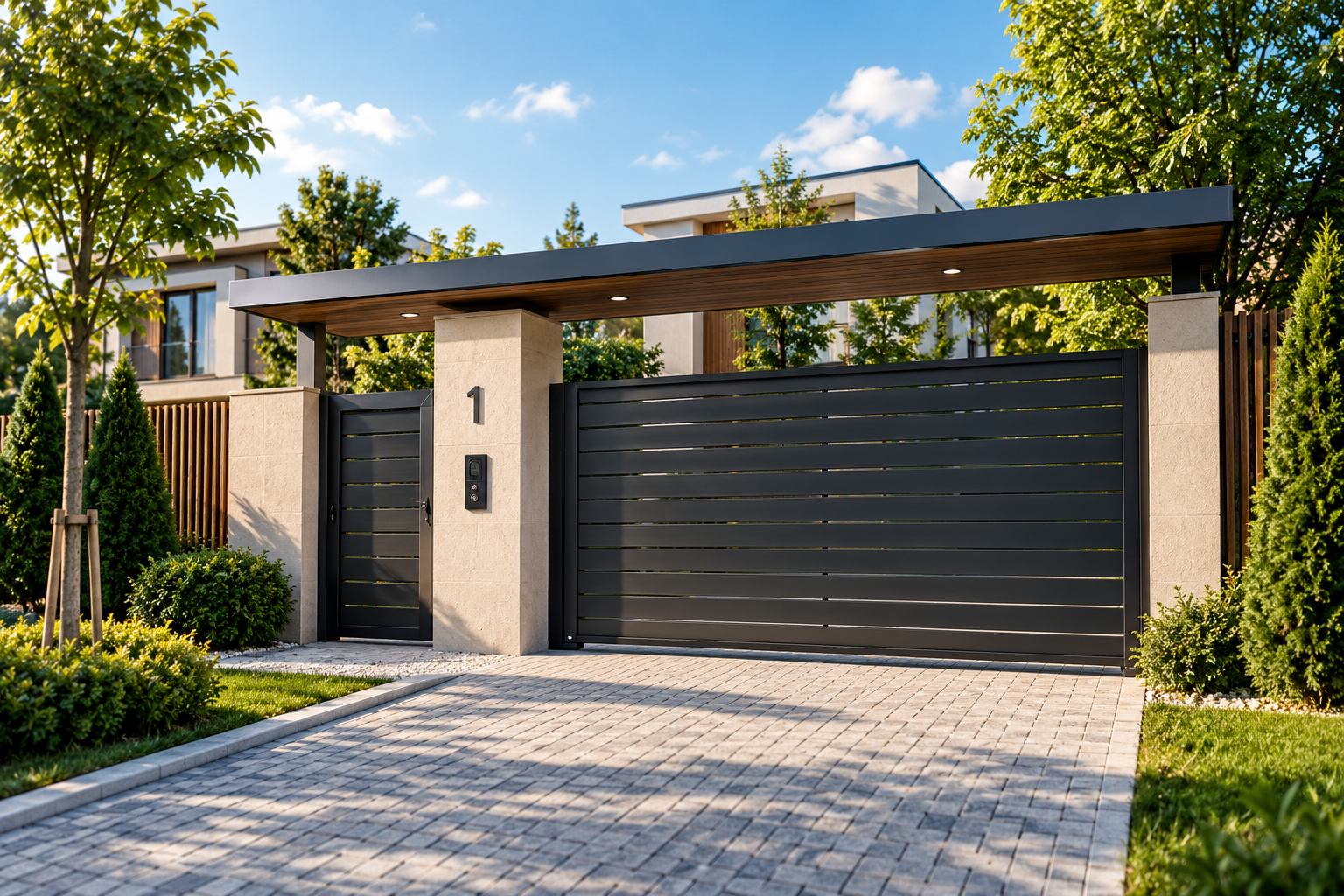 Electric gates