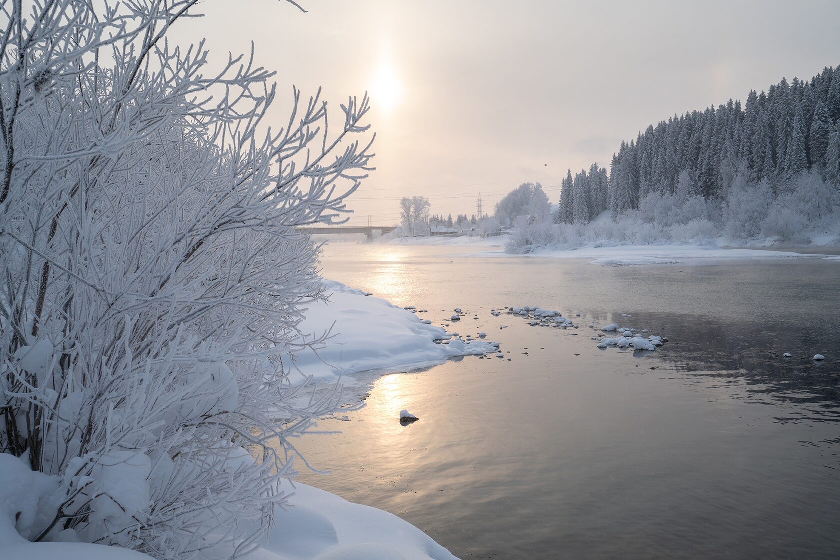 Чудское Озеро Зимой