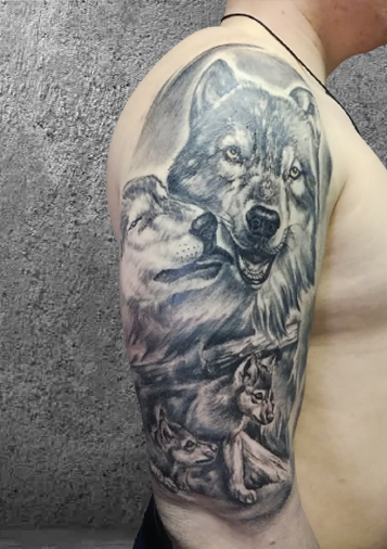  тату салоны Пермь, тату волки, сделать тату в Перми, лучшие тату мастера Перми