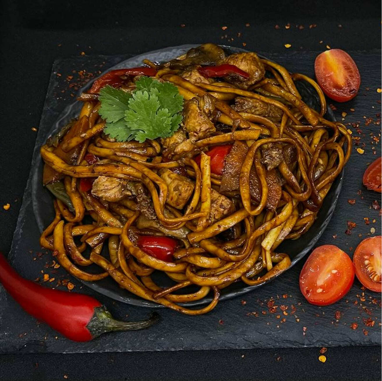 Жареный лагман