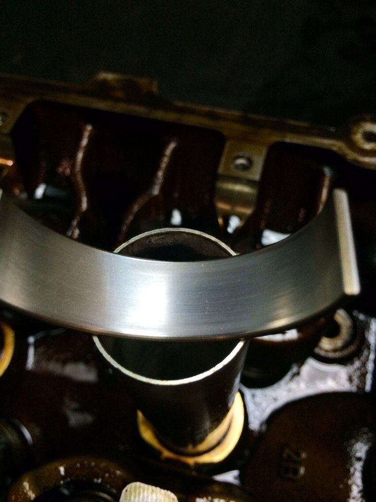 Real liner, after Metalyz 6 treatment (Lubrifilm for 6 cylinder engine) 