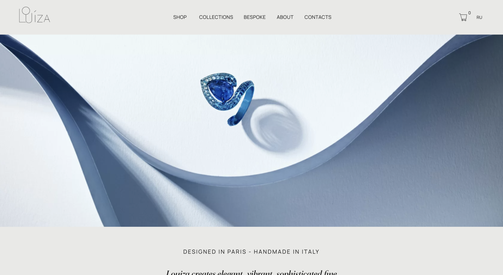 Louiza Jewellery | Designed in Paris - Handcrafted in Italy