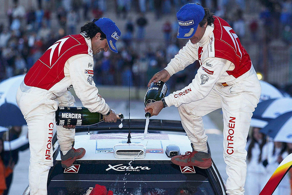 Победители ралли Аргентина 2004 Карлос Сайнс и Марк Марти, Citroën Xsara WRC (58 CXN 78)
