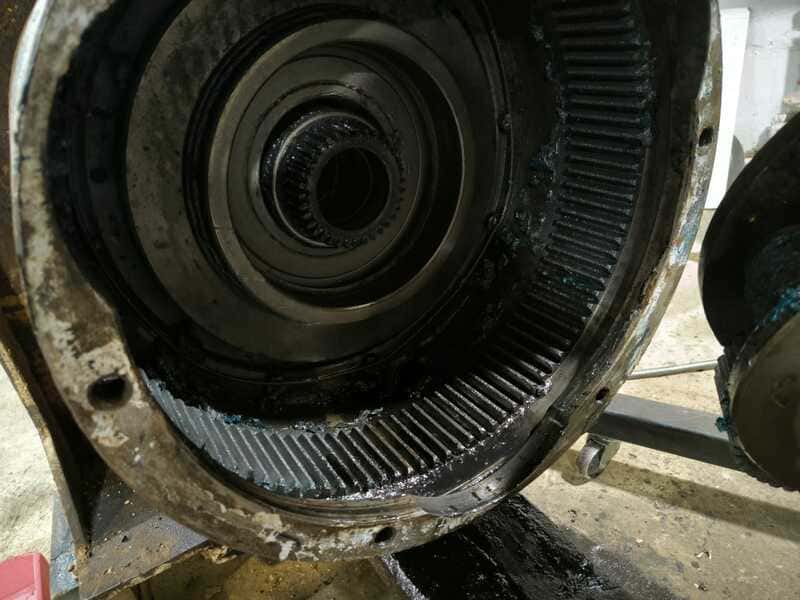 Восстановление редуктора буровой установки