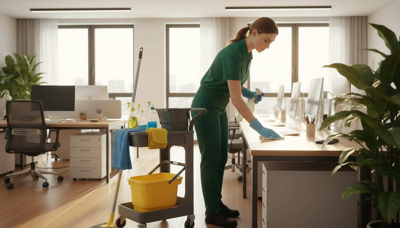 Уборка в офисе
