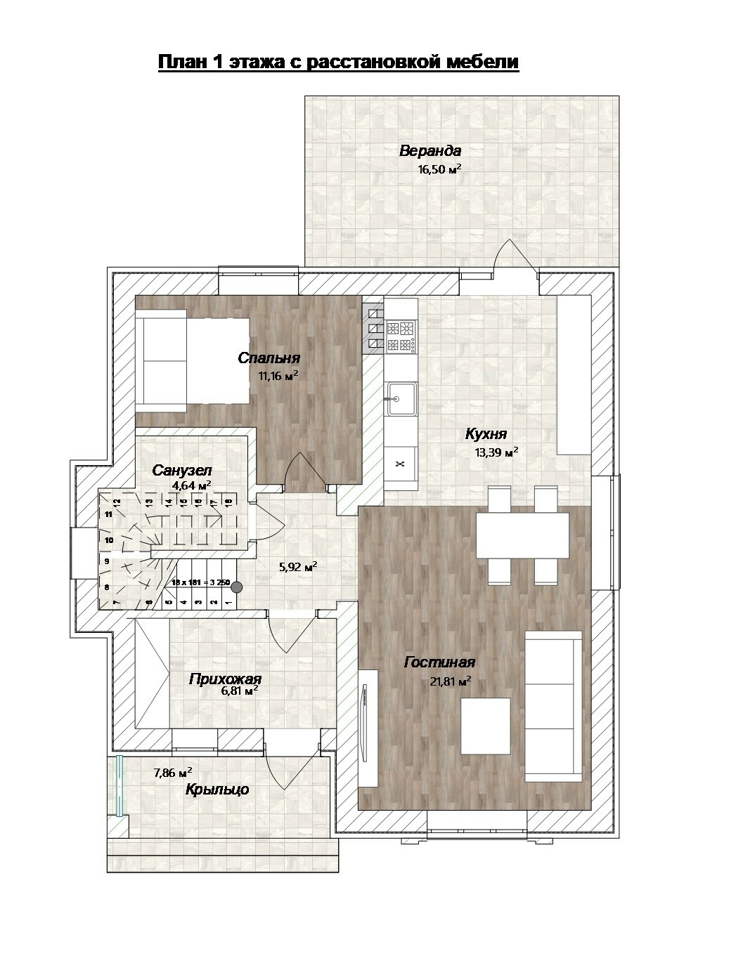 Дом «Сказка-2» 143м² по цене 5807т.р. в Рязани