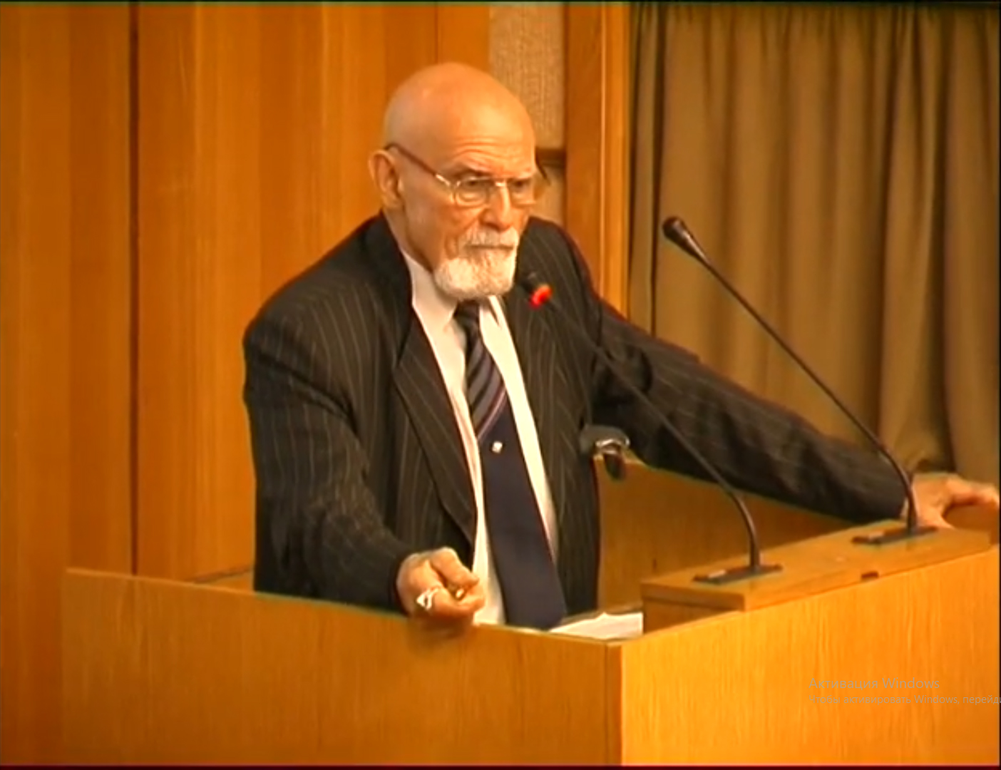 Владимир Алексеевич Савинов. X Форум Московского альянса гирудотерапевтов, Москва, 2012 год.