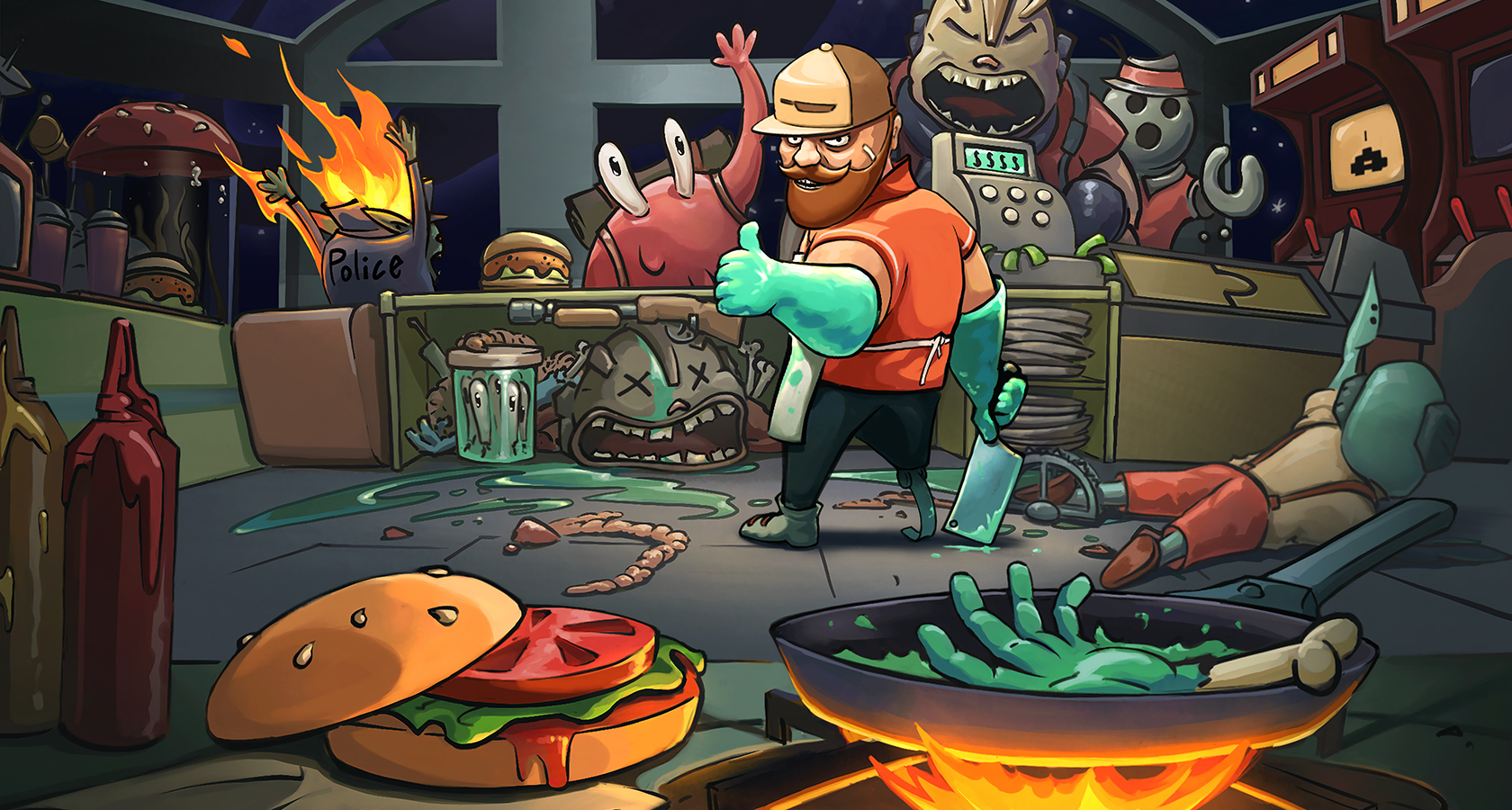 Godlike Burger, jogo de gerenciamento, está de graça para PC