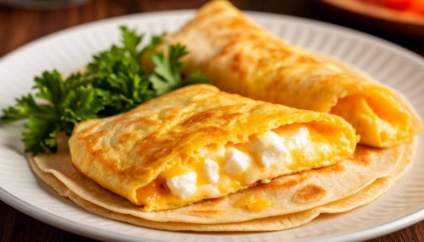 Классический рецепт тортильи с яйцом и сыром