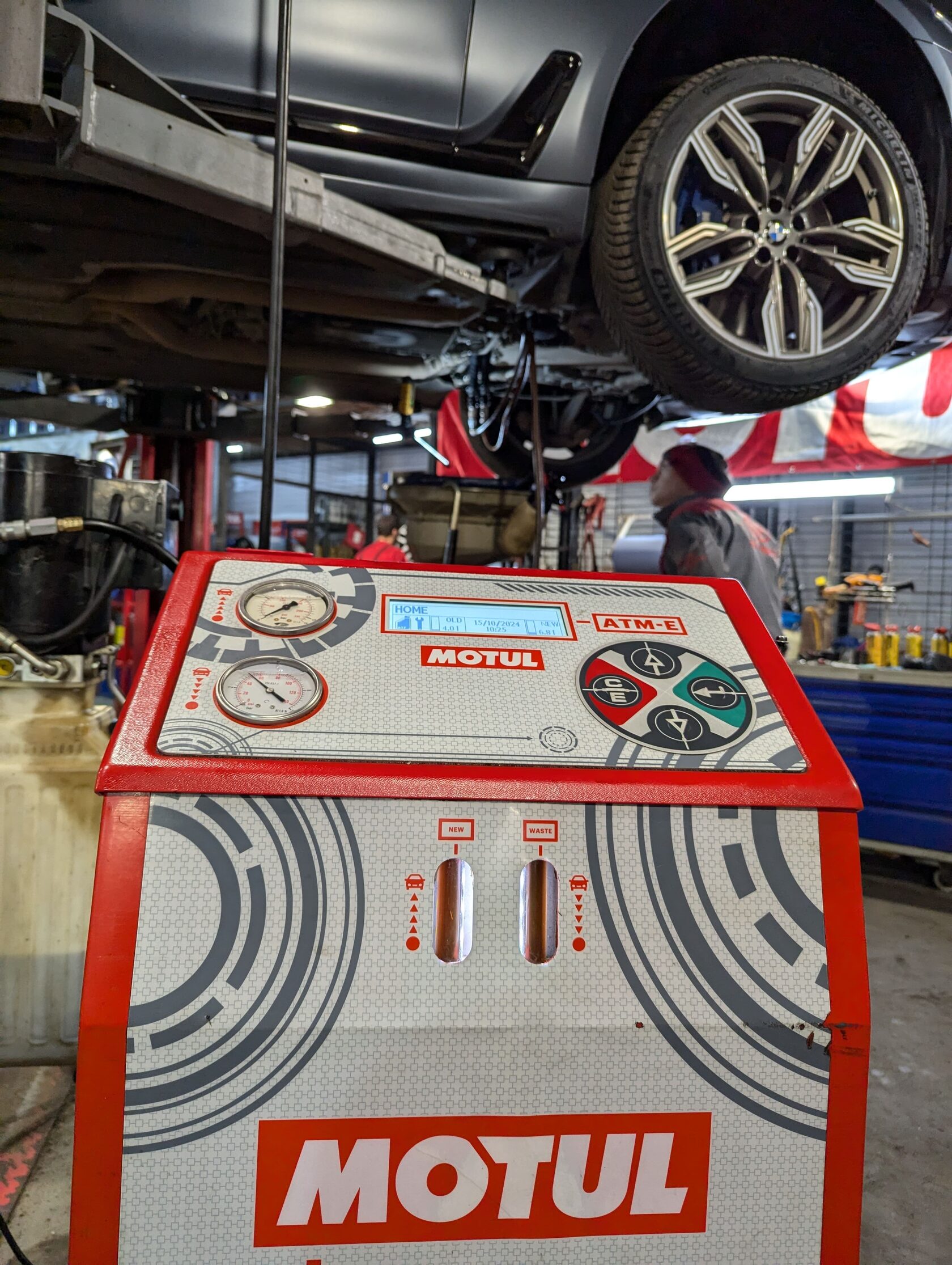 Проверка давления масла АКПП