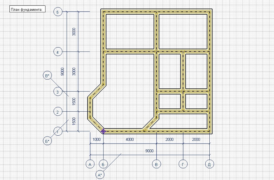 4х5 фундамент ленточный чертежи. план ленточного фундамента чертеж с размерами. монолитный ленточный фундамент чертеж. план фундамента коттеджа. чертеж фундамента дома.