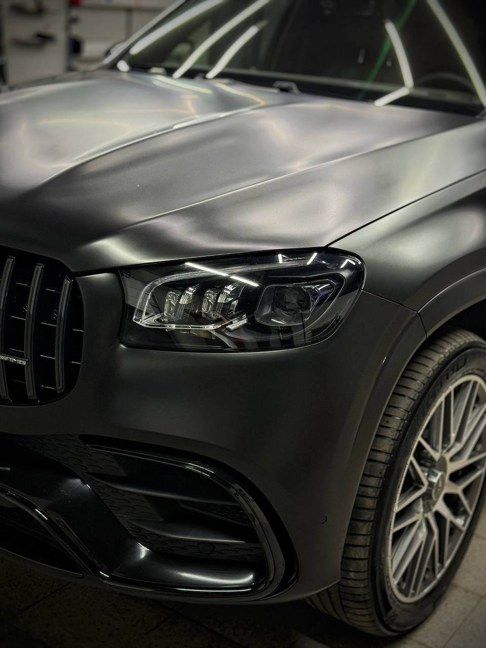 Mercedes-Benz GLS после ухода за полиуретановой плёнкой — фото 2