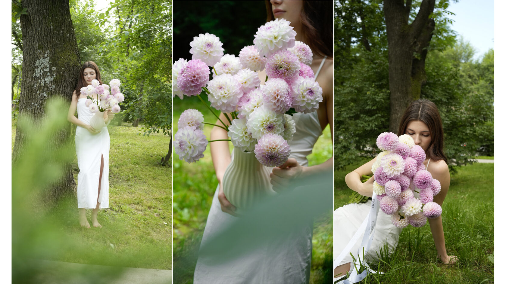 букет из 3 георгин