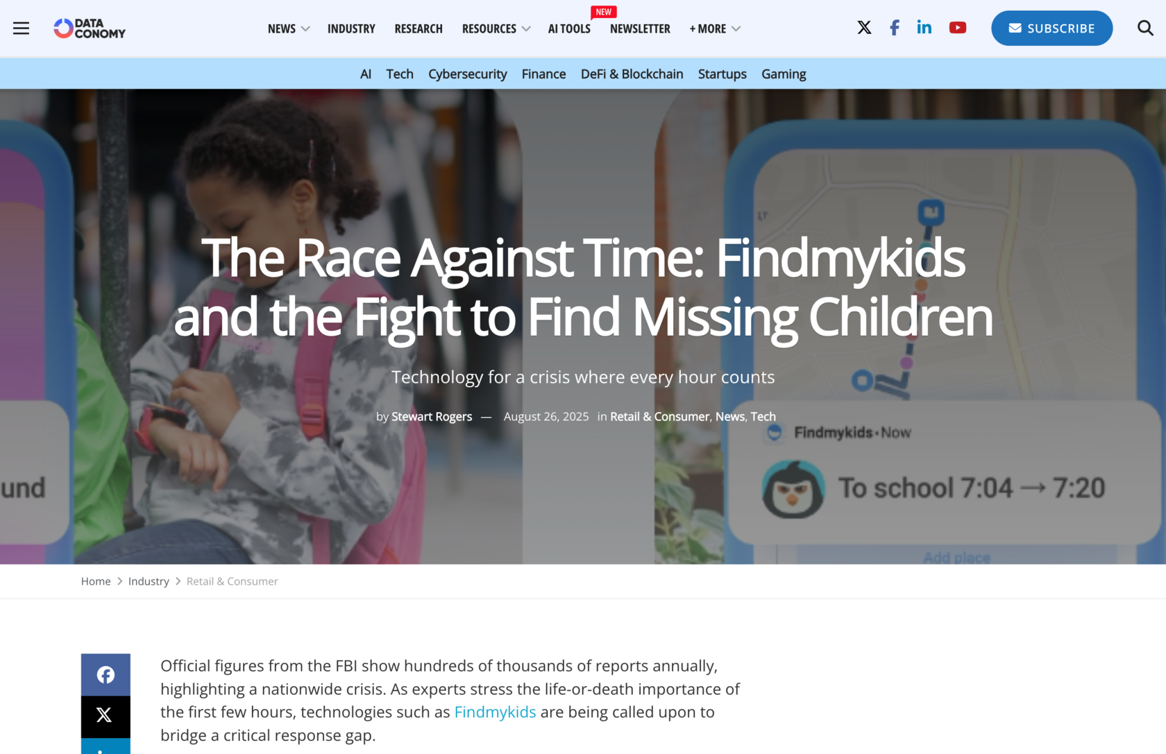 Dataconomy - Findmykids