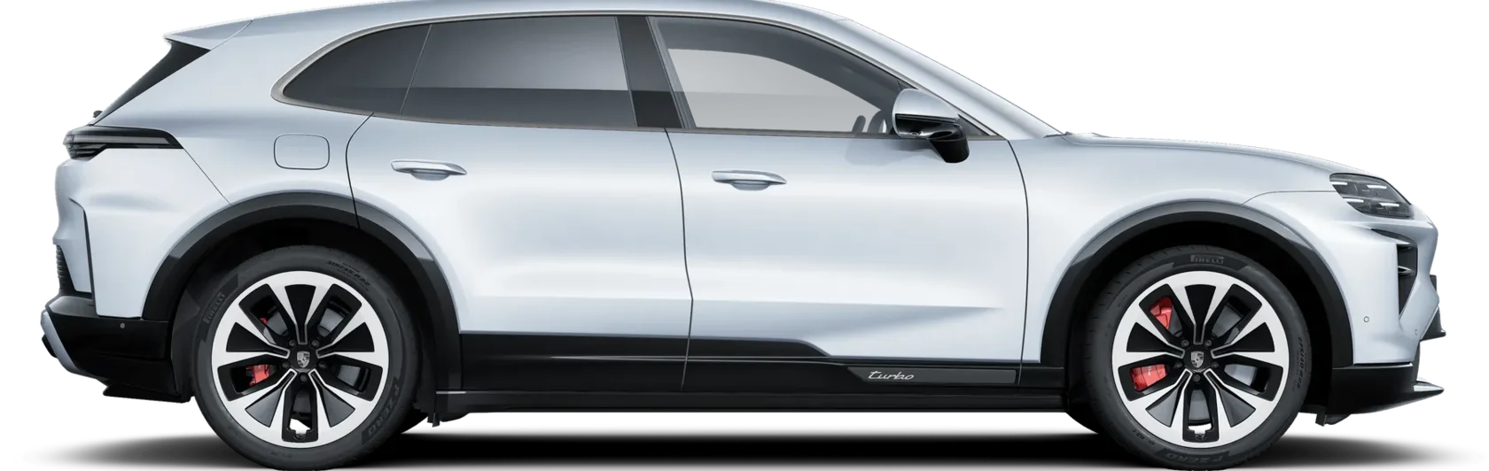 Боковой вид Cayenne SUV Turbo Electric