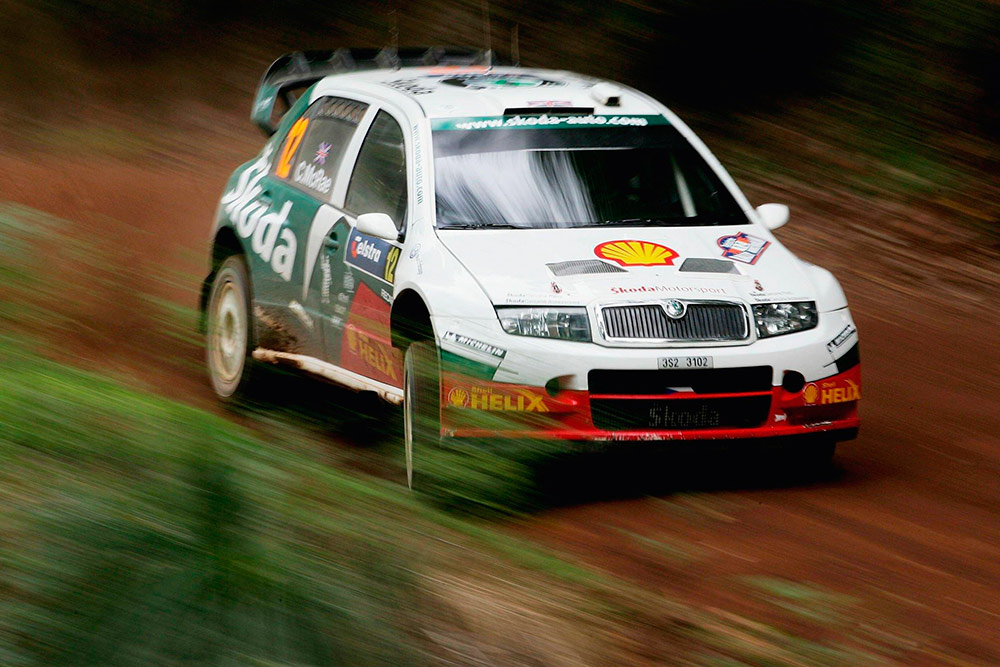 Колин Макрей и Ники Грист, Škoda Fabia WRC (3S2 3102), ралли Австралия 2005/Фото: Ryan Pierce / Getty Images