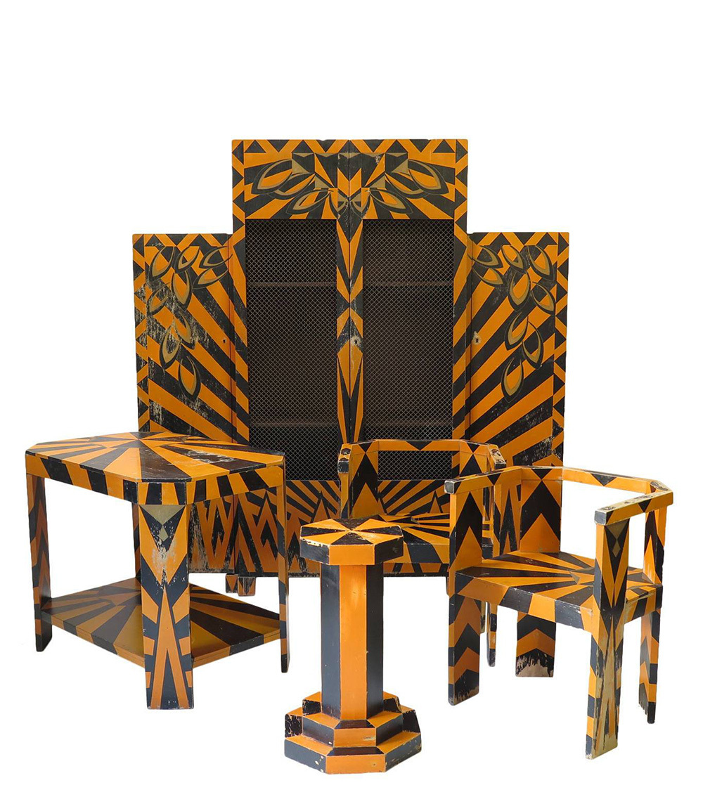 Кубистский мебельный гарнитур Пьер Легран