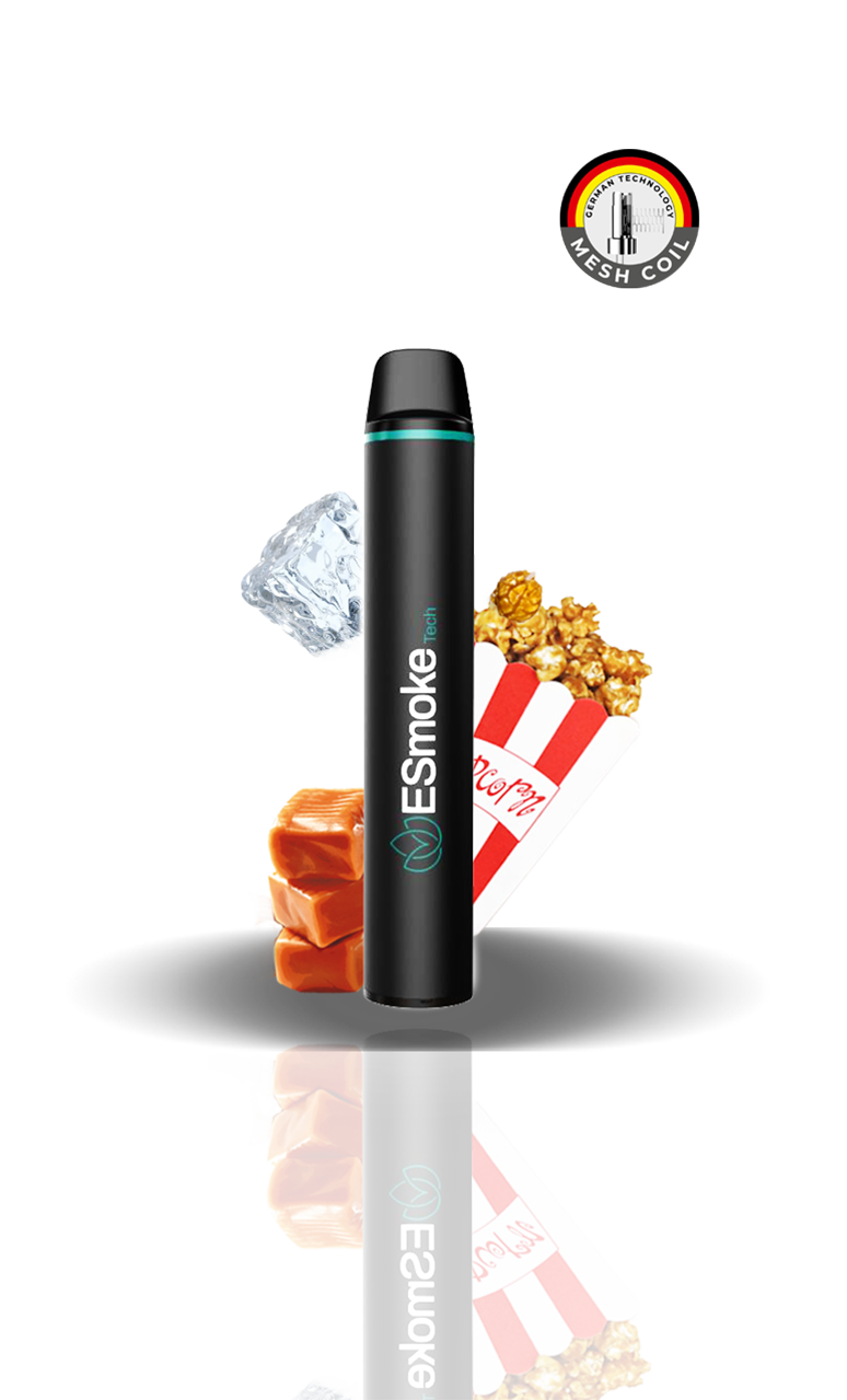 Electronic cigarettes with the taste of Popcorn Caramel