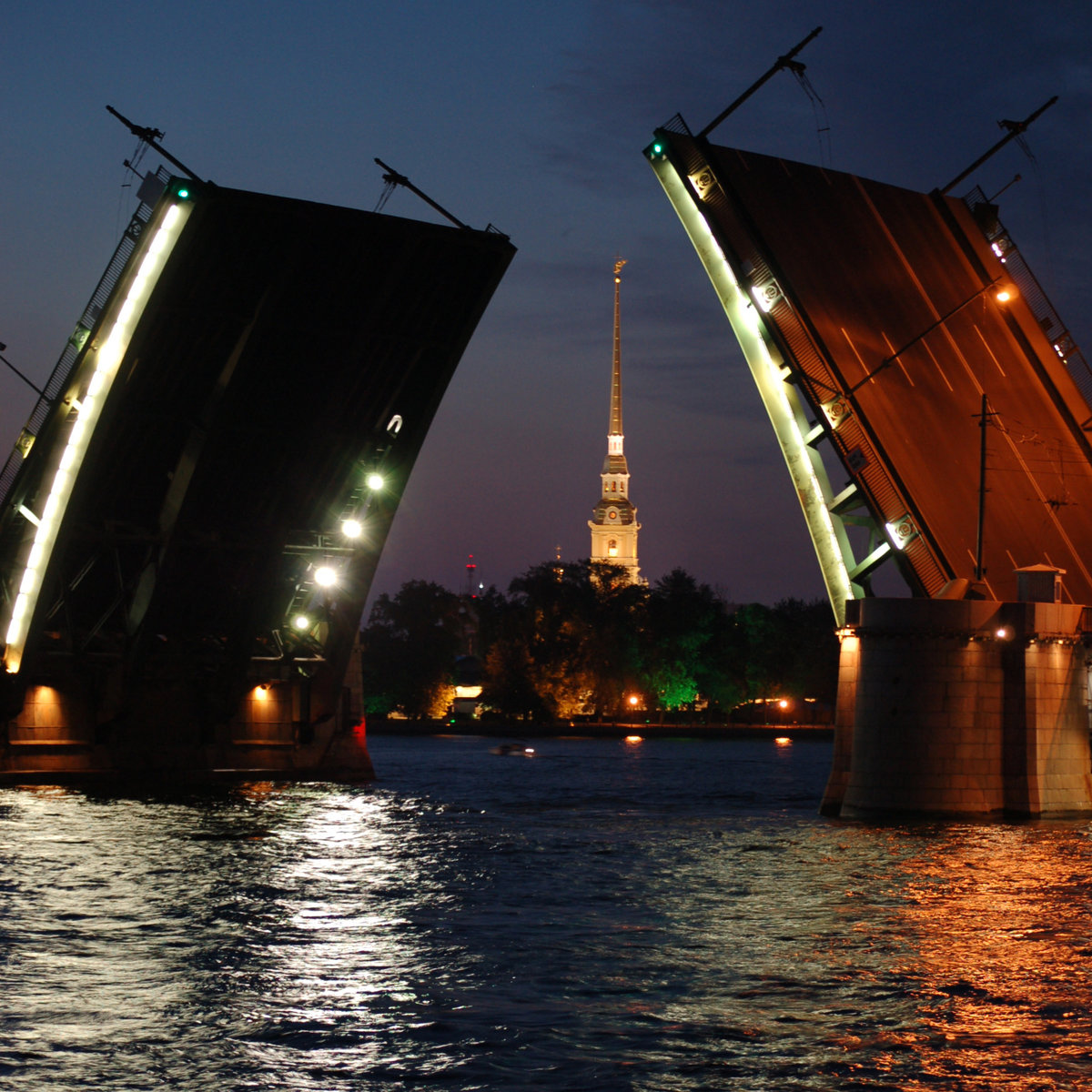 Разводные мосты в санкт петербурге кратко