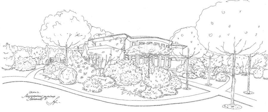 Дизайн двора частного дома - стильное и современное обустройство участка ( фото)