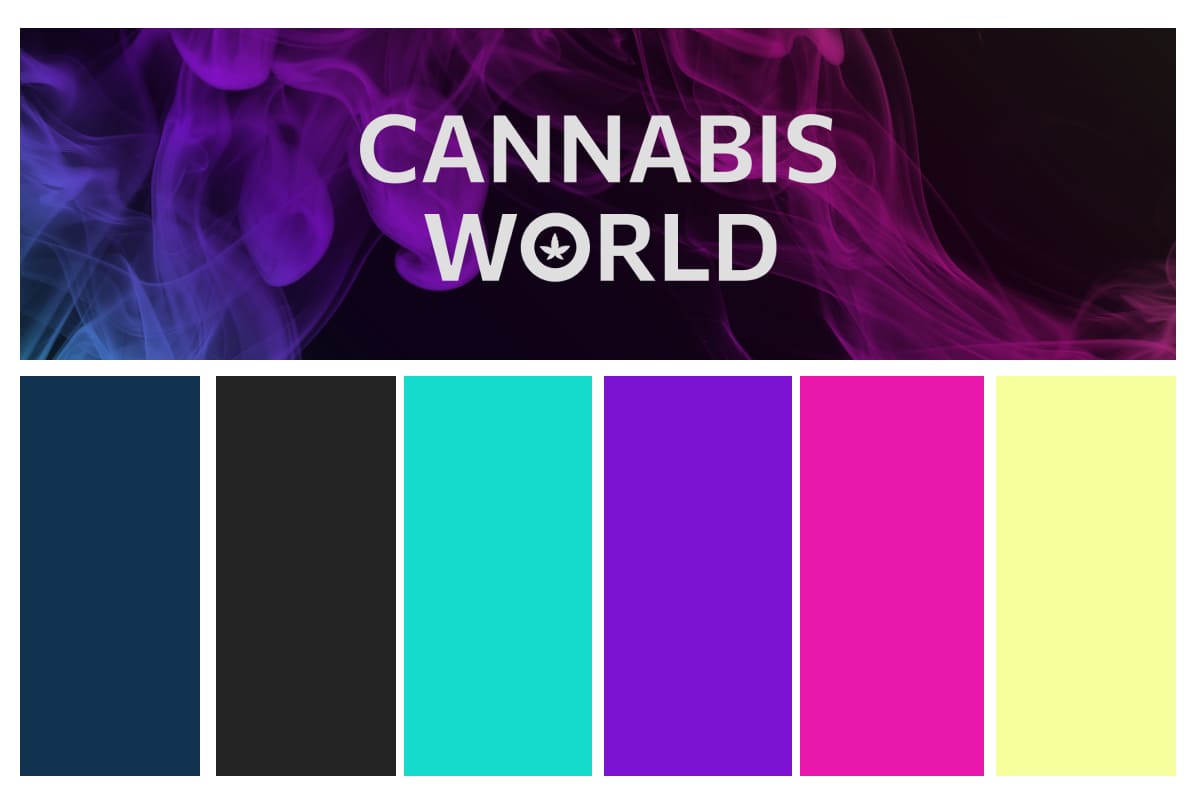 Ребрендинг Cannabis World: логотип, фирменный стиль, оформление соцсетей