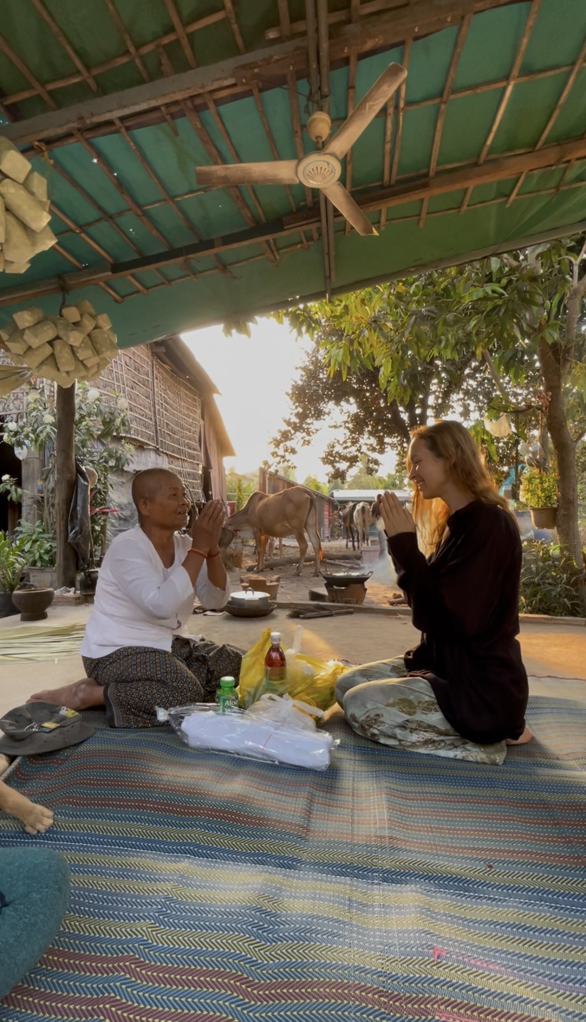 Siem Reap temple at sunrise