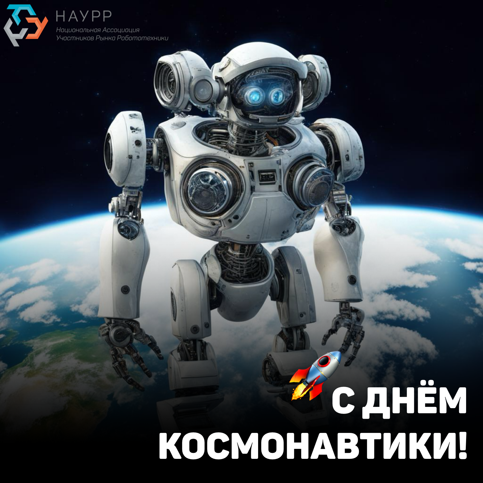 🚀Команда НАУРР поздравляет с Днём космонавтики!